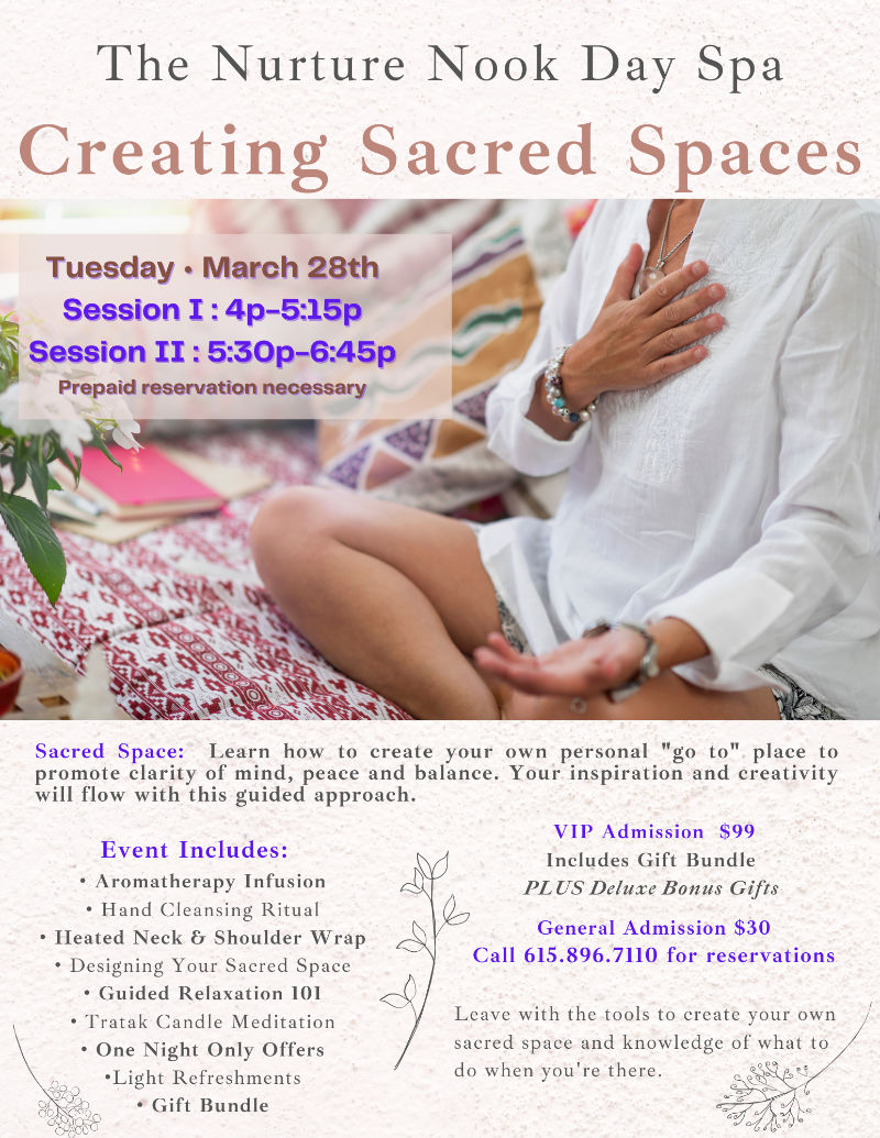 Creating sacred spaces - 1
